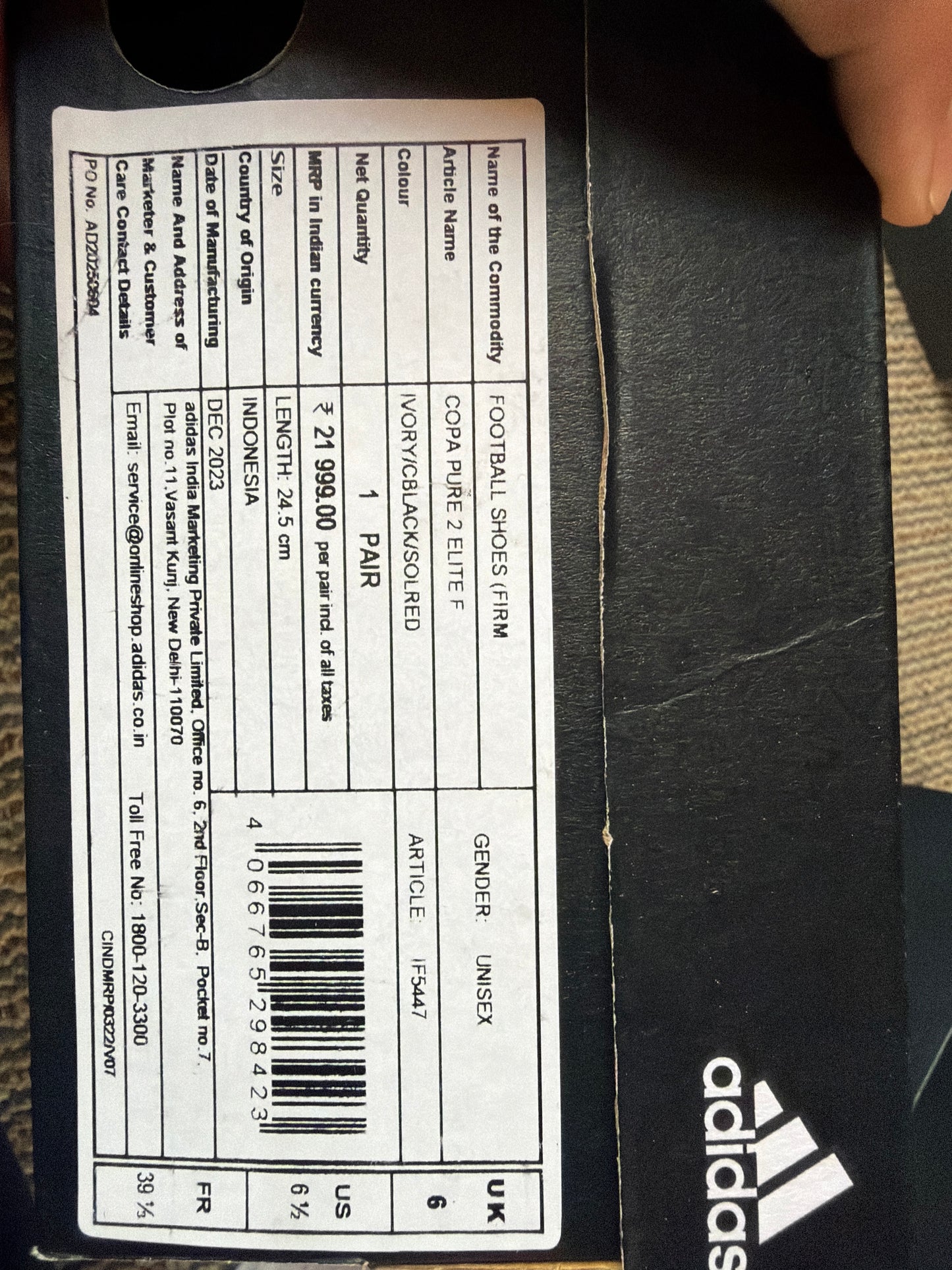 ADIDAS COPA PURE 2 ELITE FG