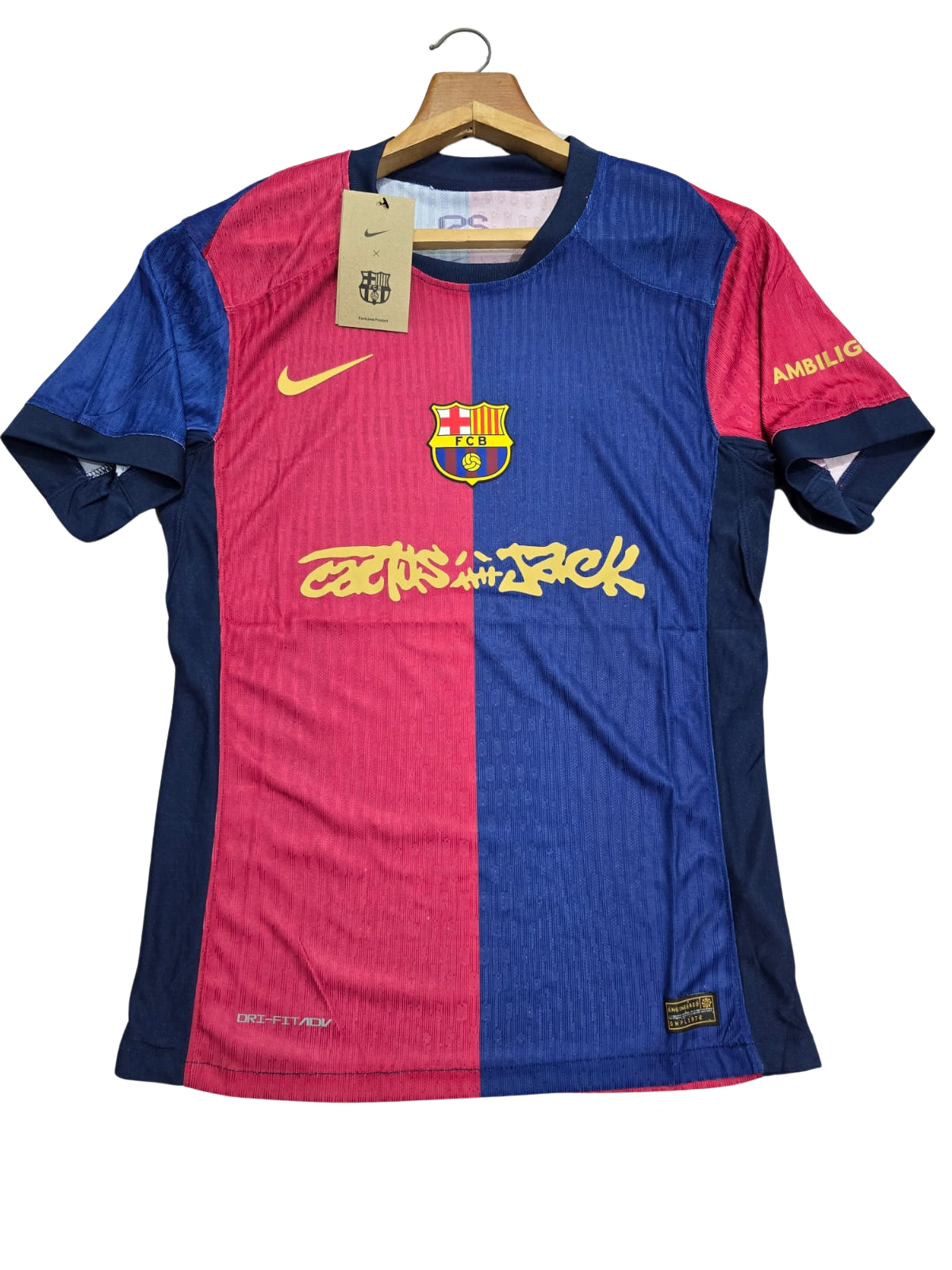 FC Barcelona 2024-2025 home jersey (Cactus Jack edition) TRAVIS SCOTT