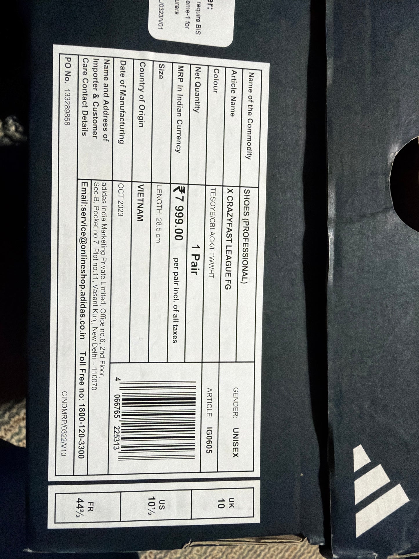 ADIDAS Crazyfast LEAGUE FG