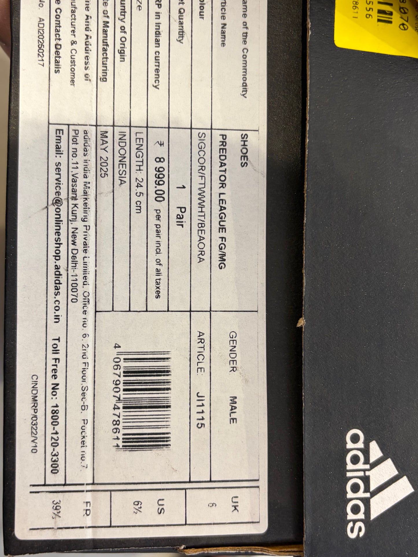 ADIDAS PREDATOR LEAGUE FG/MG