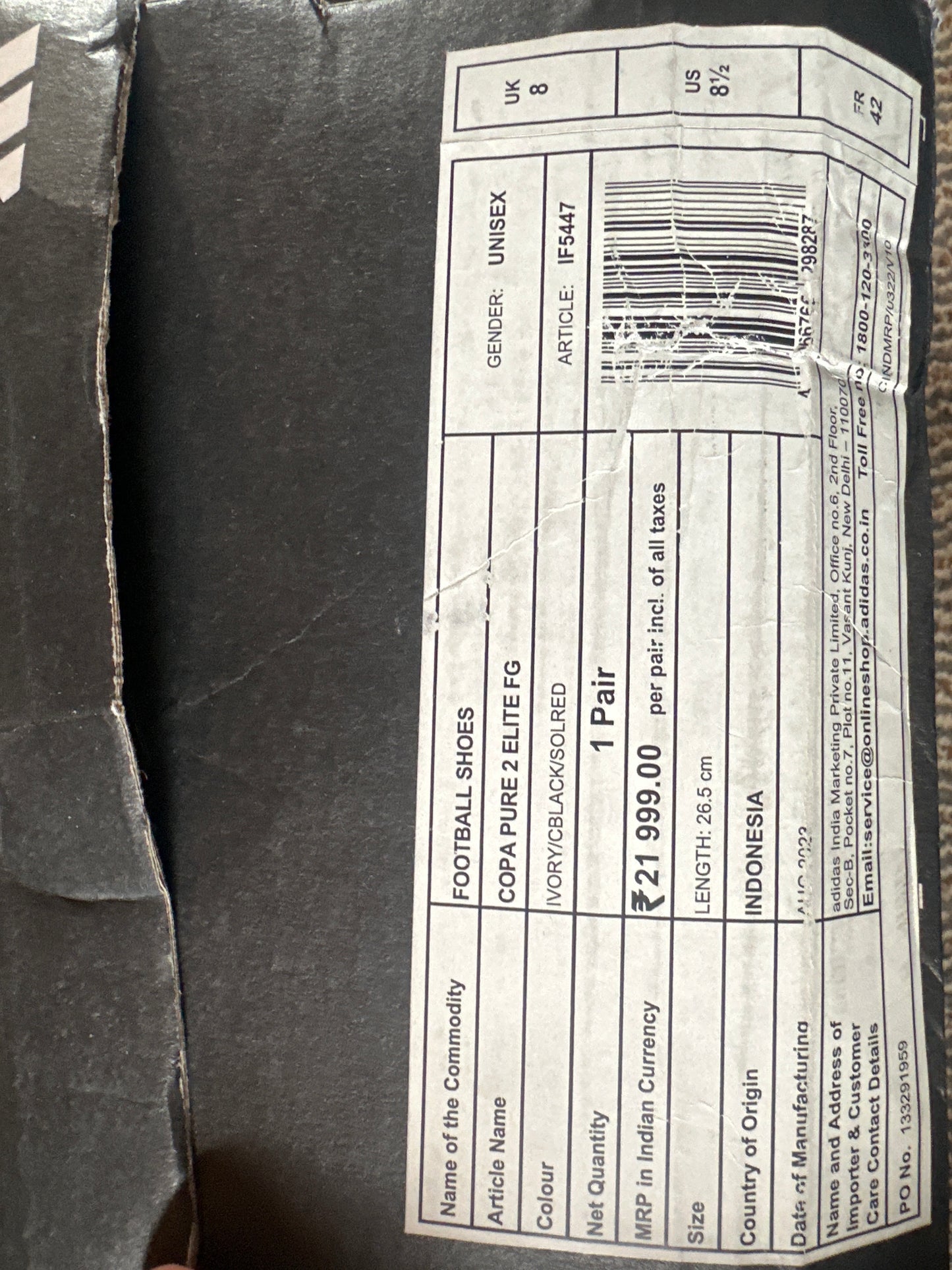 ADIDAS COPA PURE 2 ELITE FG