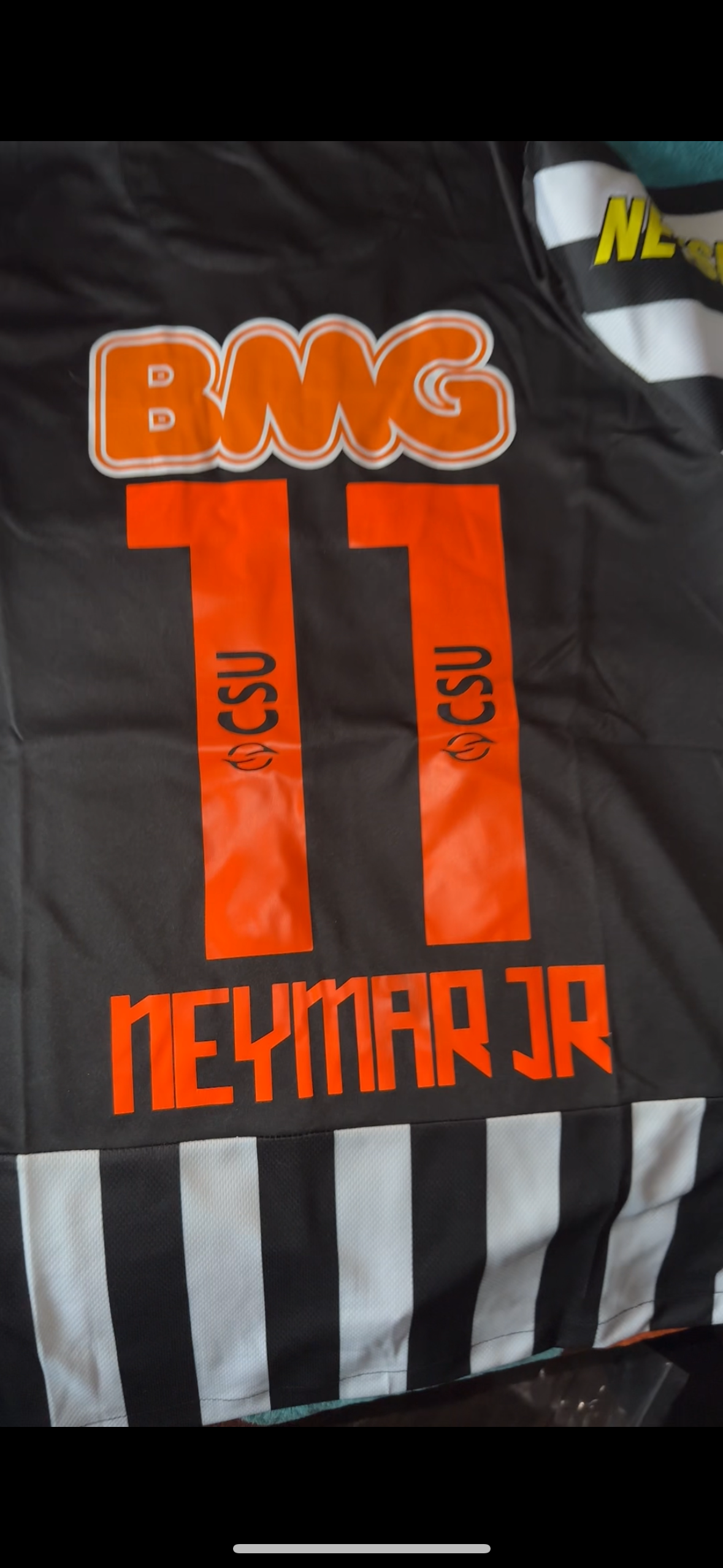 SANTOS RETRO WITH NEYMAR FONT