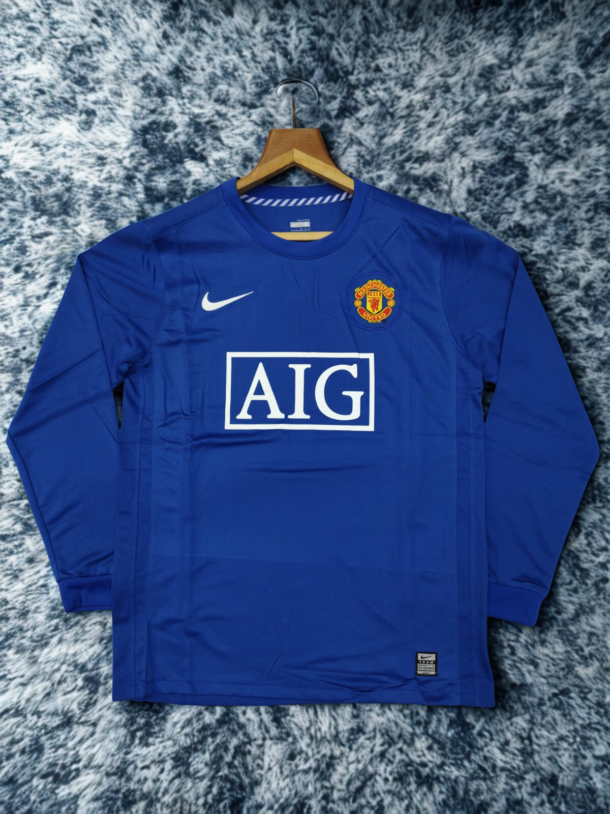 MANCHESTER UNITED Away jersey (Retro) AIG FULL SLEEVES