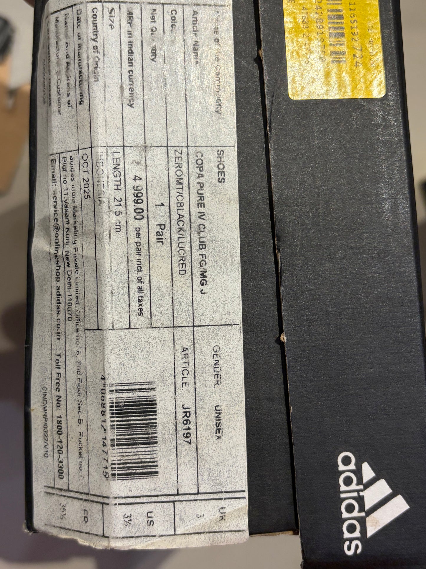 ADIDAS COPA PURE 4 CLUB FxG J