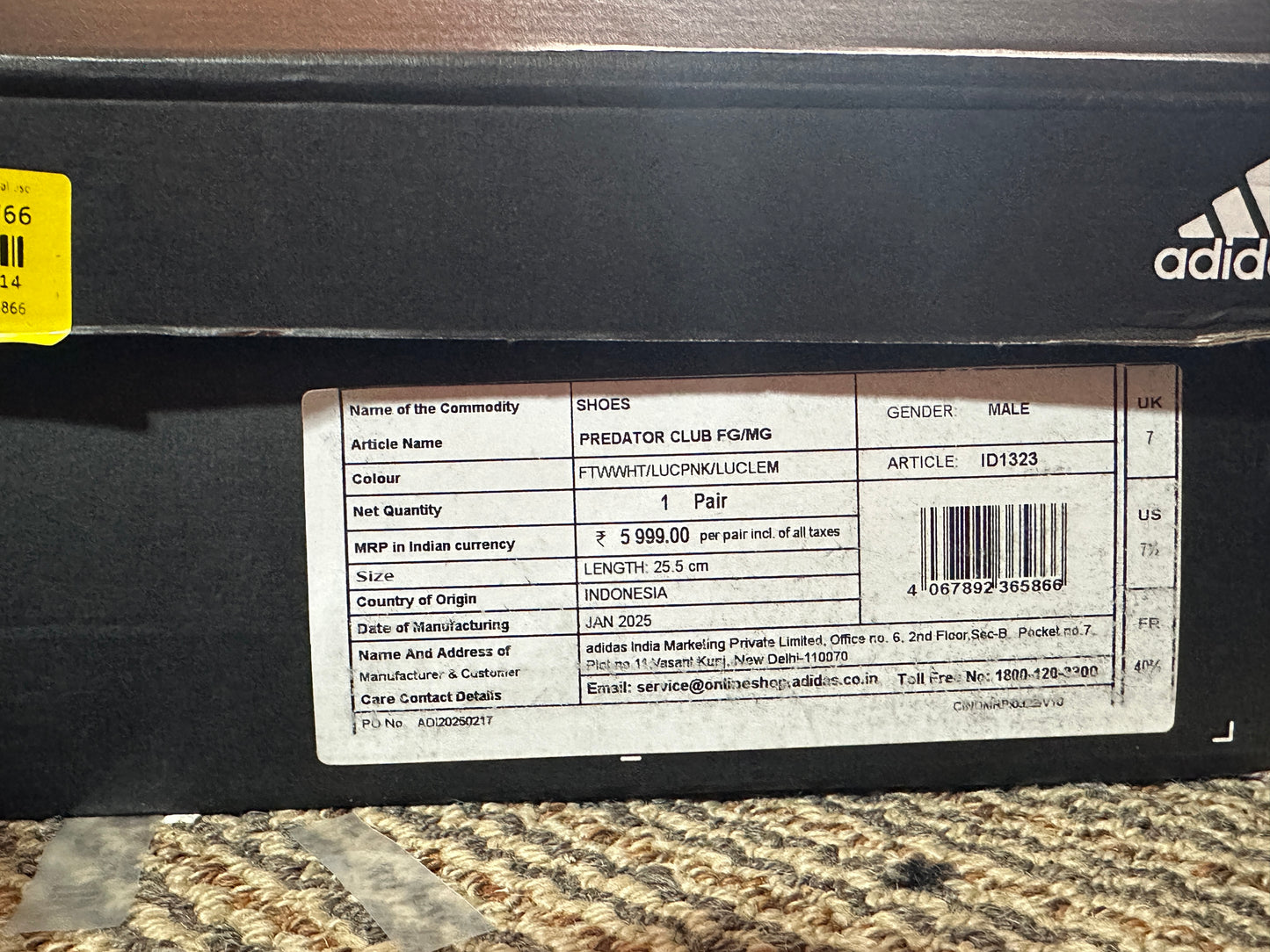 ADIDAS PREDATOR CLUB FG/MG