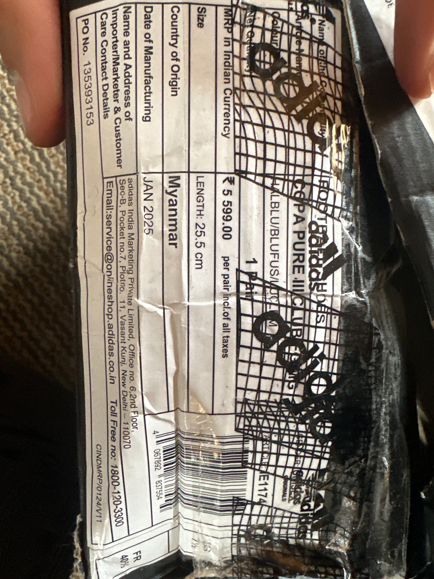 ADIDAS COPA PURE 3 CLUB FG/MG