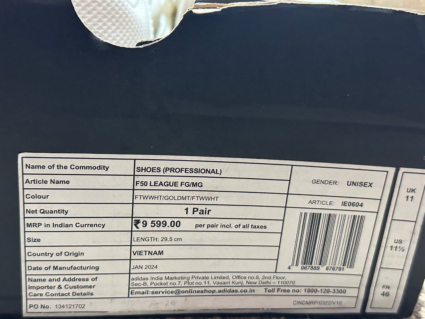 ADIDAS F50 LEAGUE FG/MG