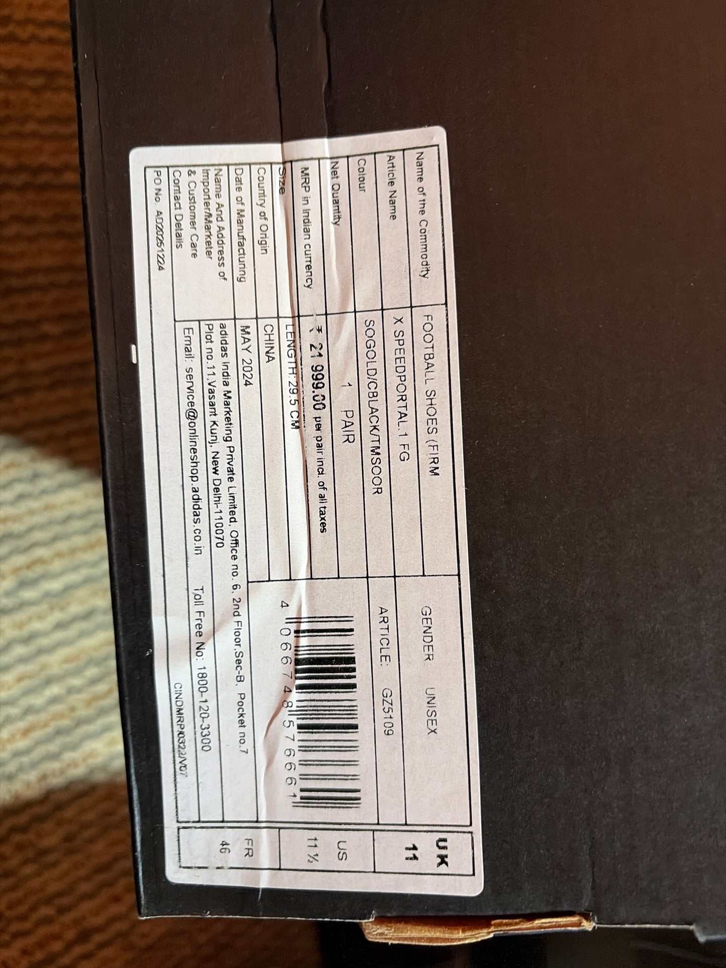 ADIDAS X Speedportal .1 FG