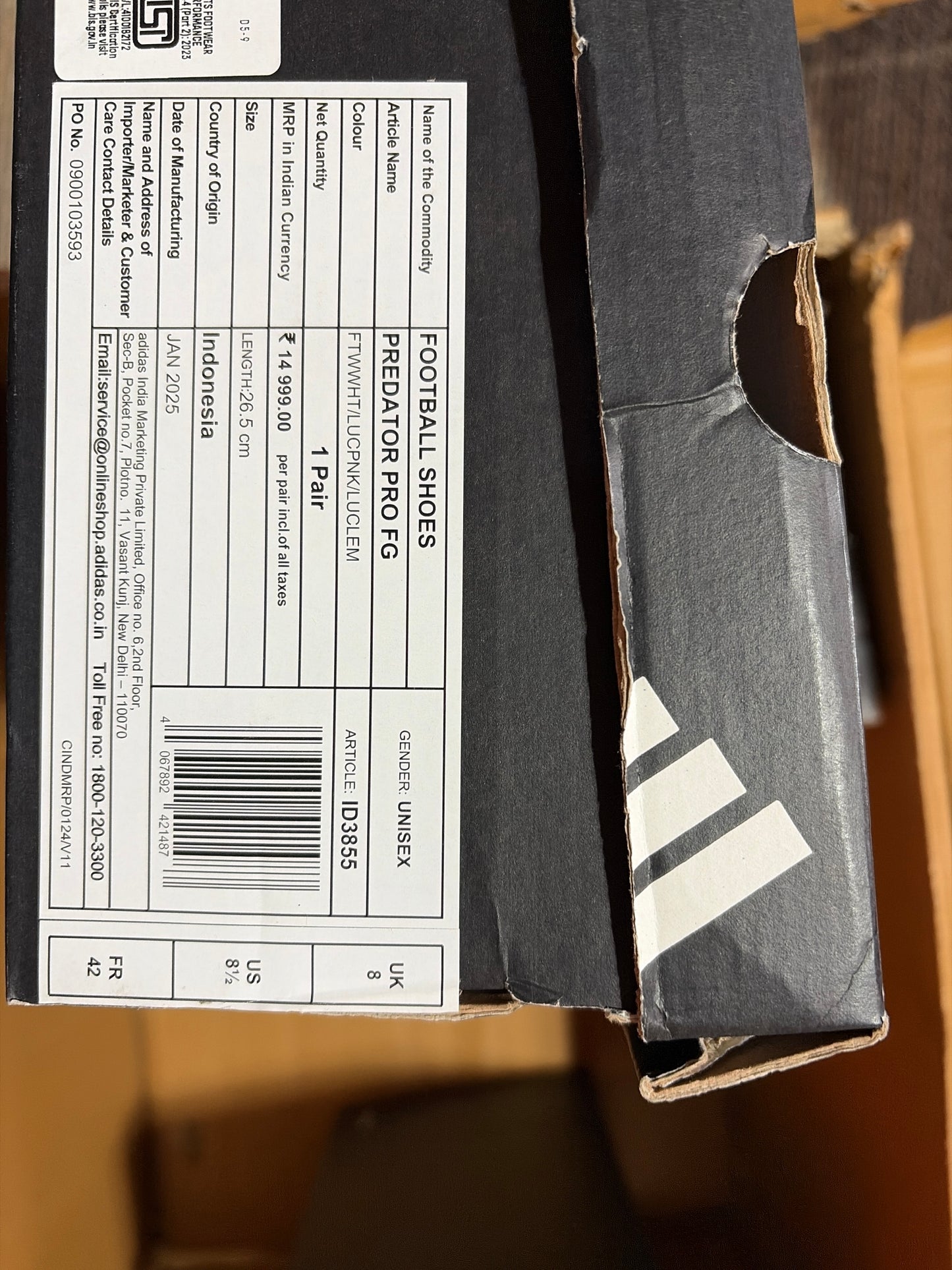 ADIDAS Predator Pro FG