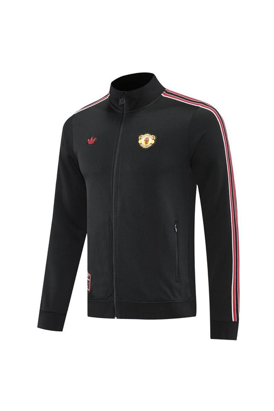 Manchester United Retro Anthem Jacket (Black)
