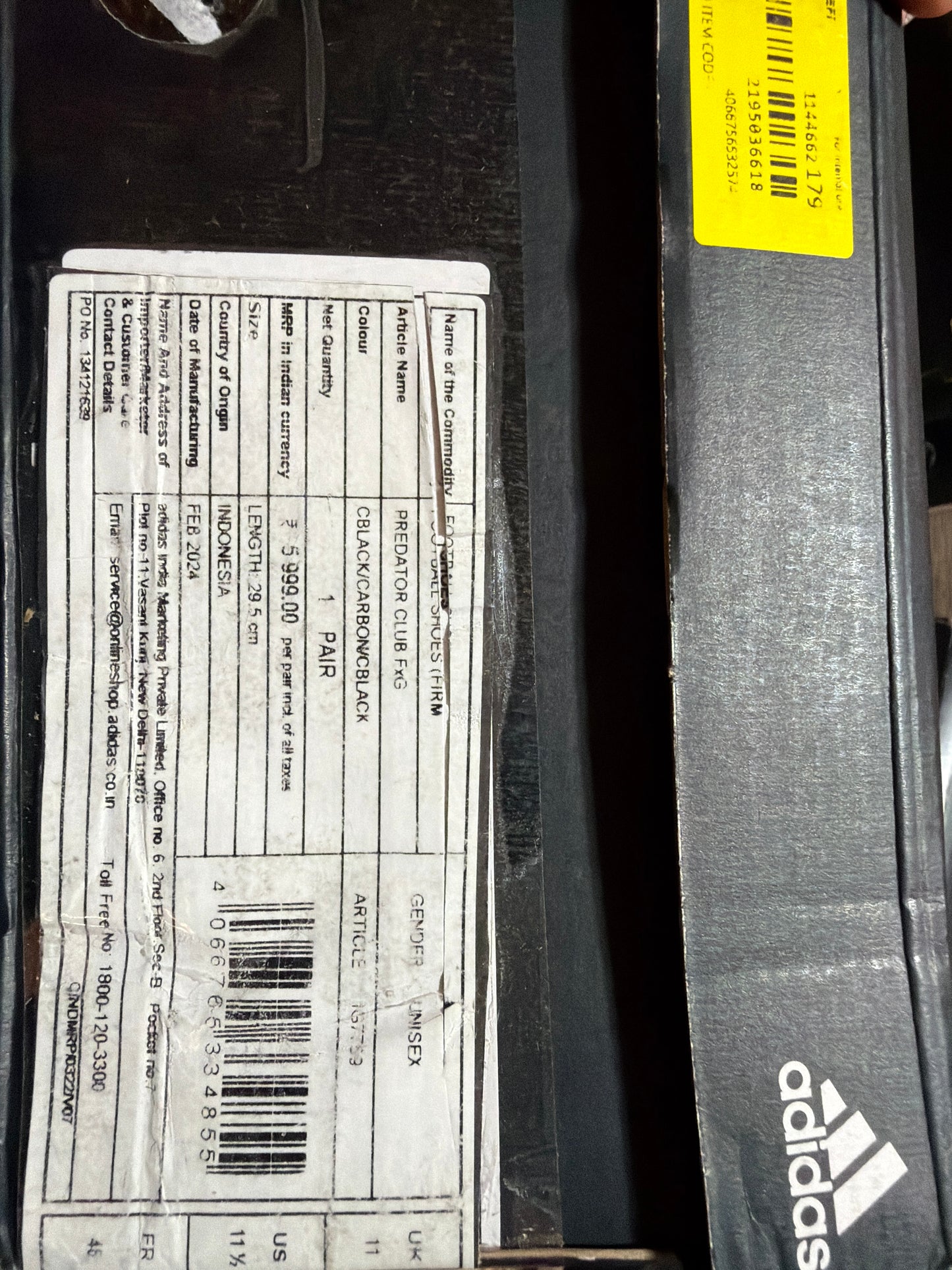 ADIDAS PREDATOR CLUB FxG (Black)