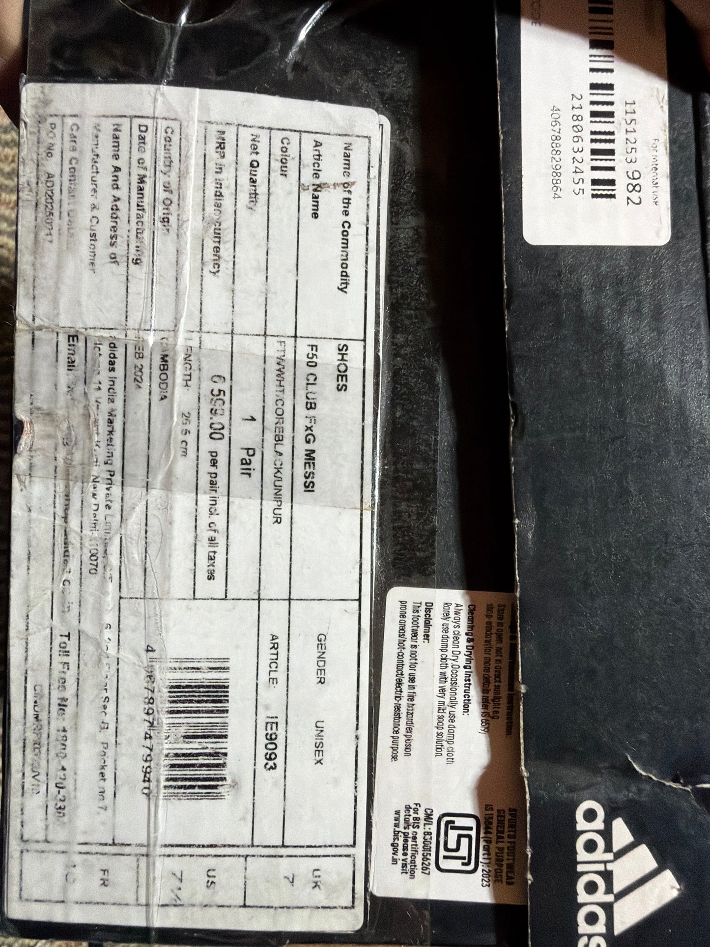 ADIDAS F50 CLUB FXG MESSI
