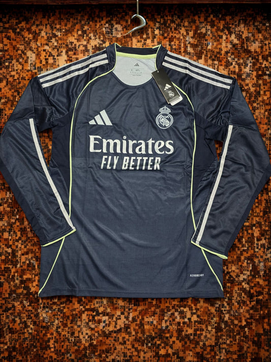 Madrid Away 25-26 Full sleeves