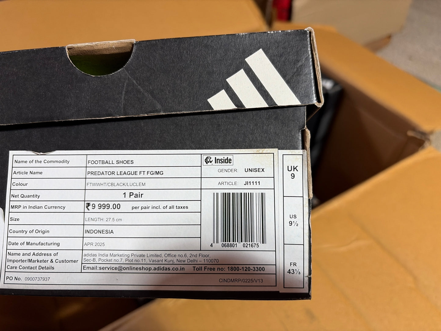 ADIDAS PREDATOR LEAGUE FT FG/MG