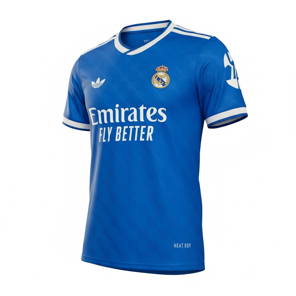 Real Madrid Third Blue Jersey 25-26 Player version