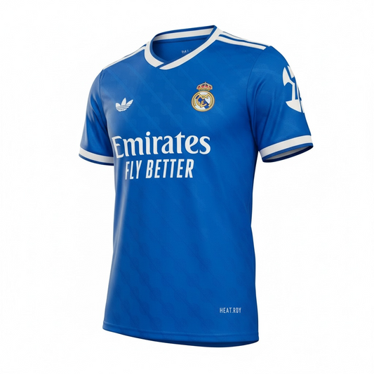 Real Madrid Third Blue Jersey 25-26 Player version