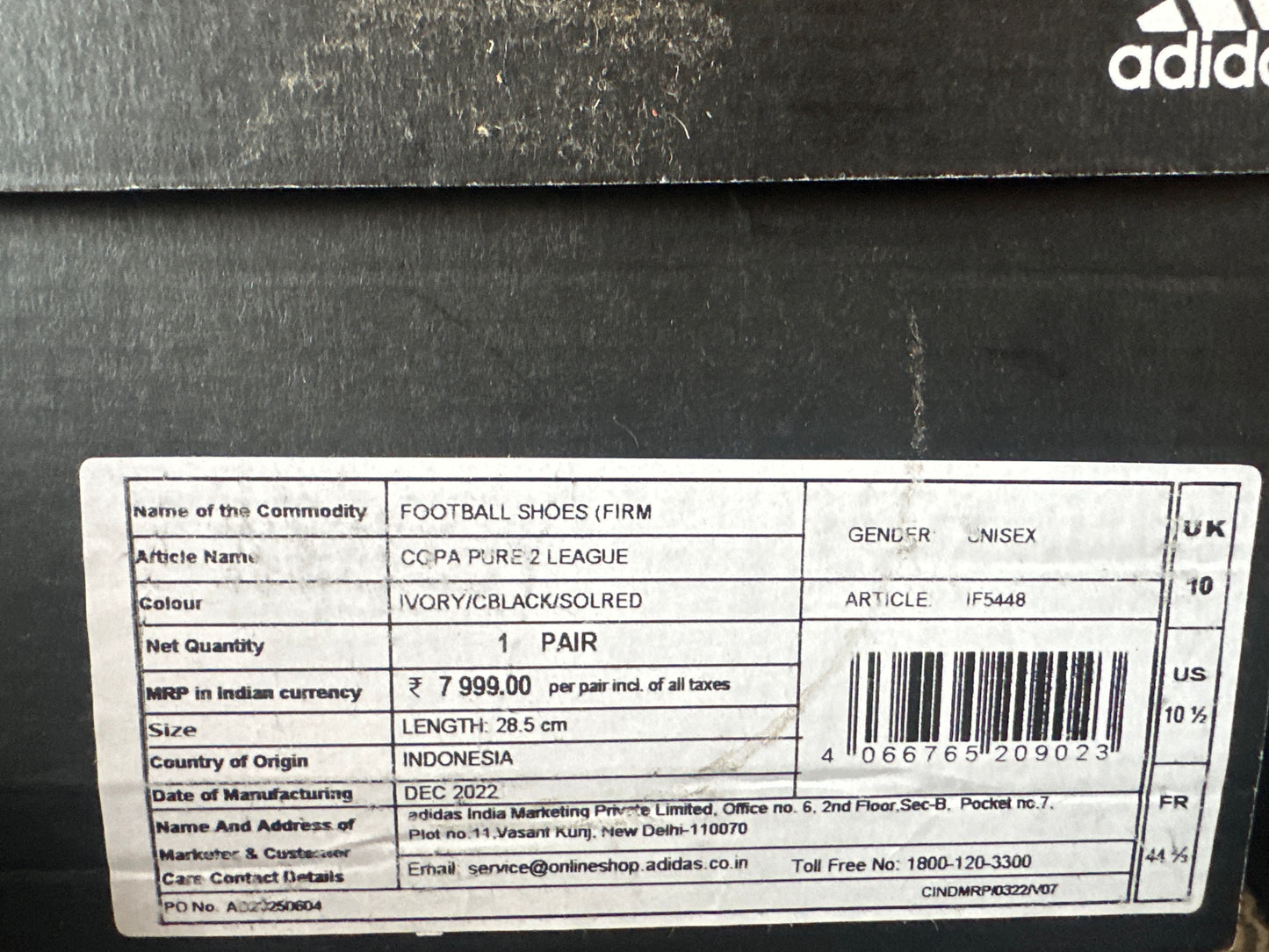 ADIDAS COPA PURE 2 LEAGUE FG