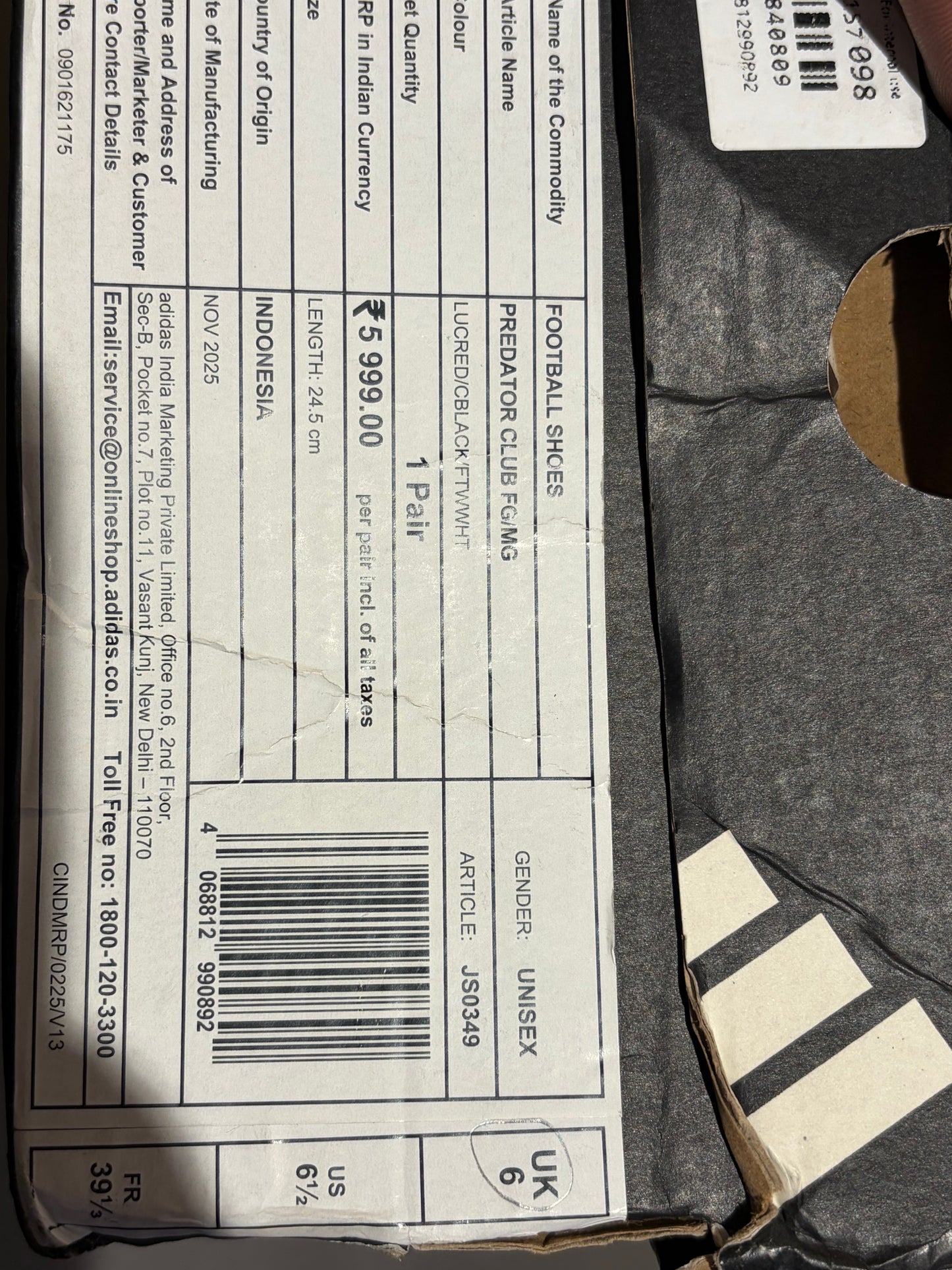 ADIDAS PREDATOR CLUB FxG