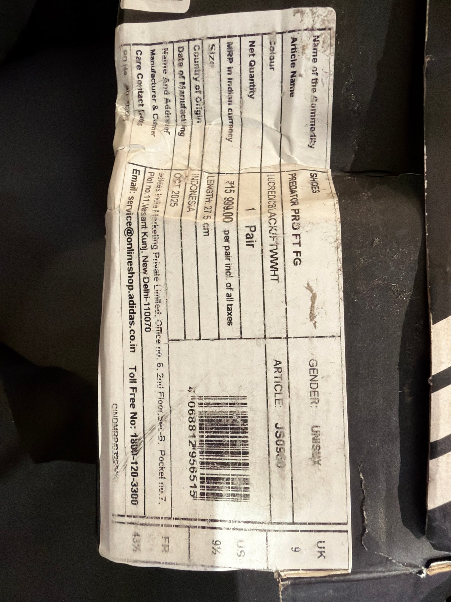 ADIDAS PREDATOR PRO FIRM