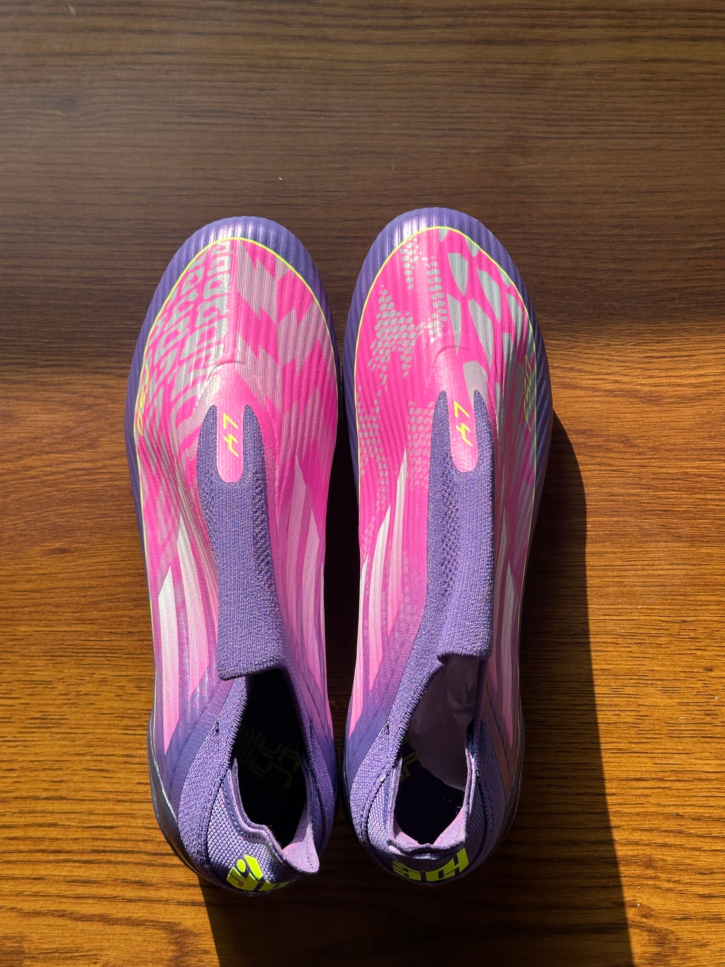 ADIDAS LAMINE YAMAL F50 LACELESS Purple