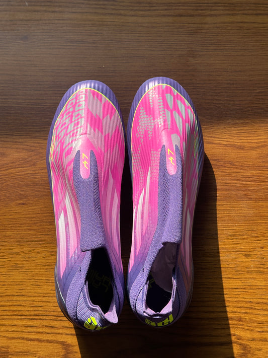 ADIDAS LAMINE YAMAL F50 LACELESS Purple