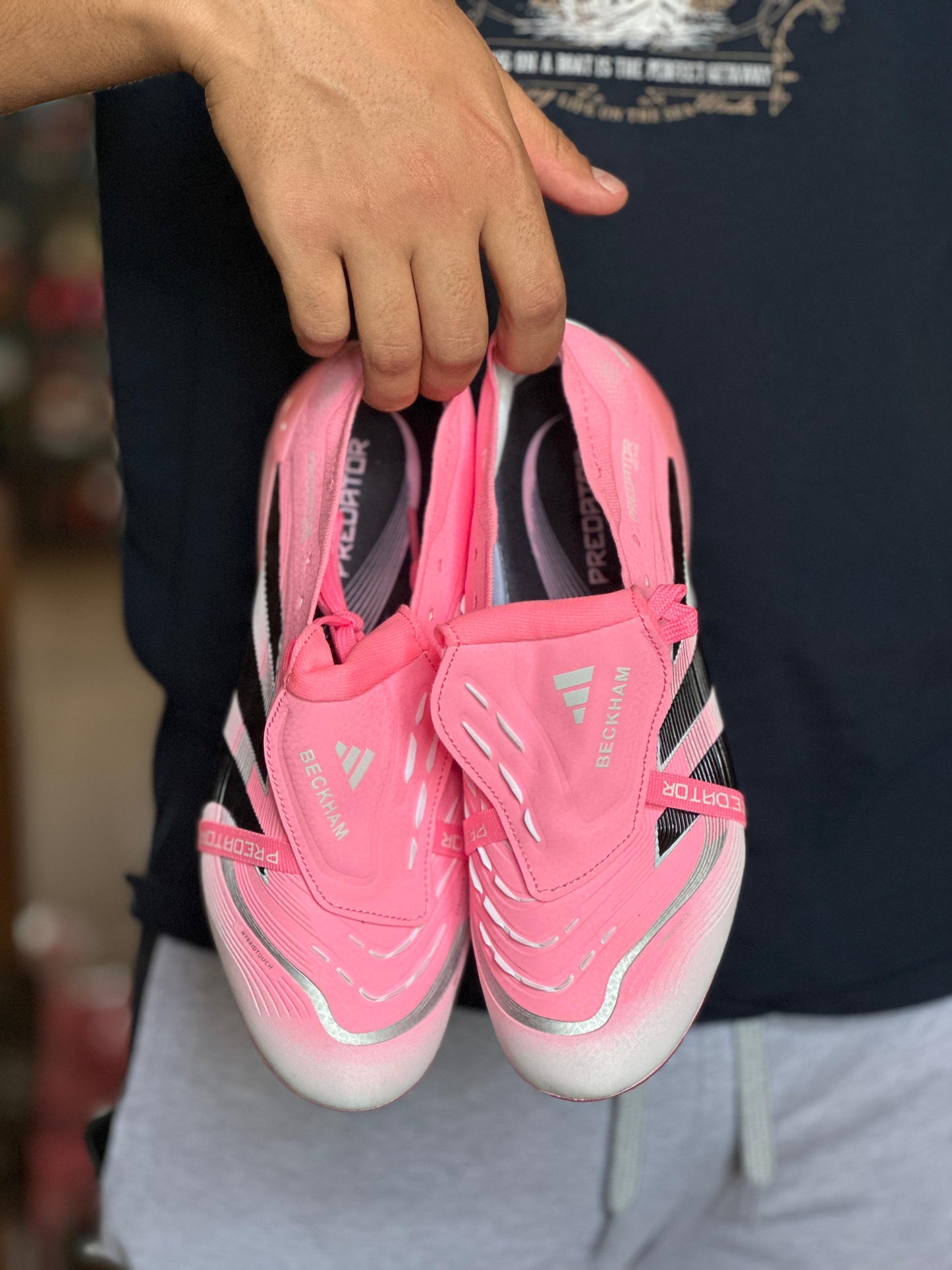 Adidas Predator Elite (With Tongue) Pink BECKHAM