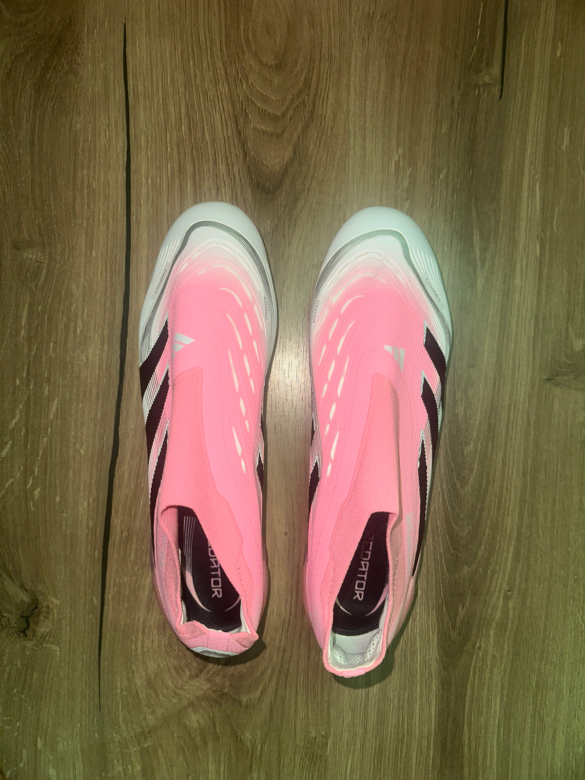 Pink Predator Plus Adidas Predator Pink (Laceless)(Beckham) – Sports House Shop