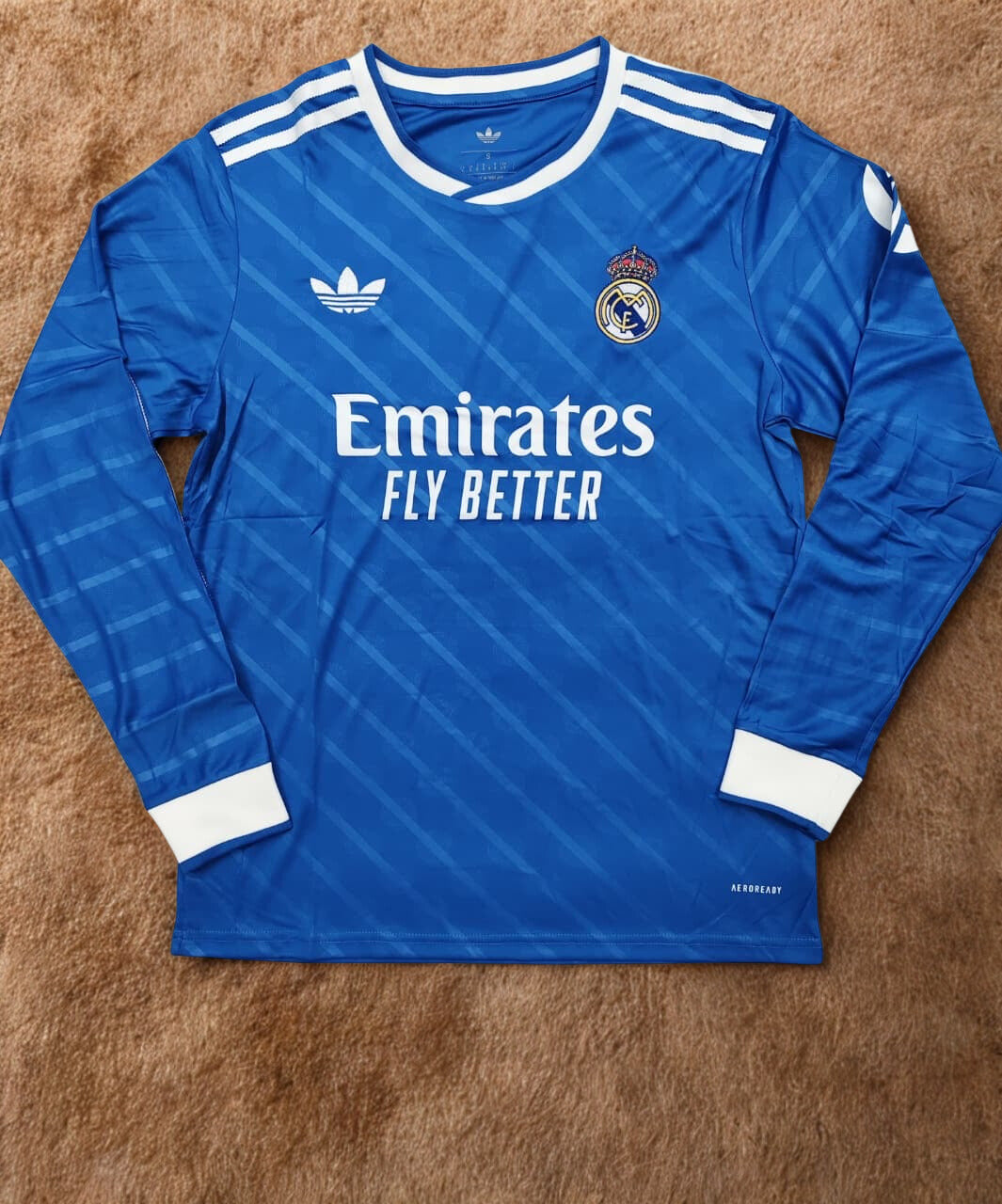 Madrid third 25-26 Full sleeves (blue)