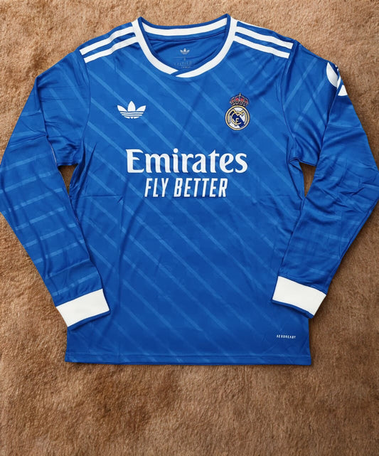Madrid third 25-26 Full sleeves (blue)
