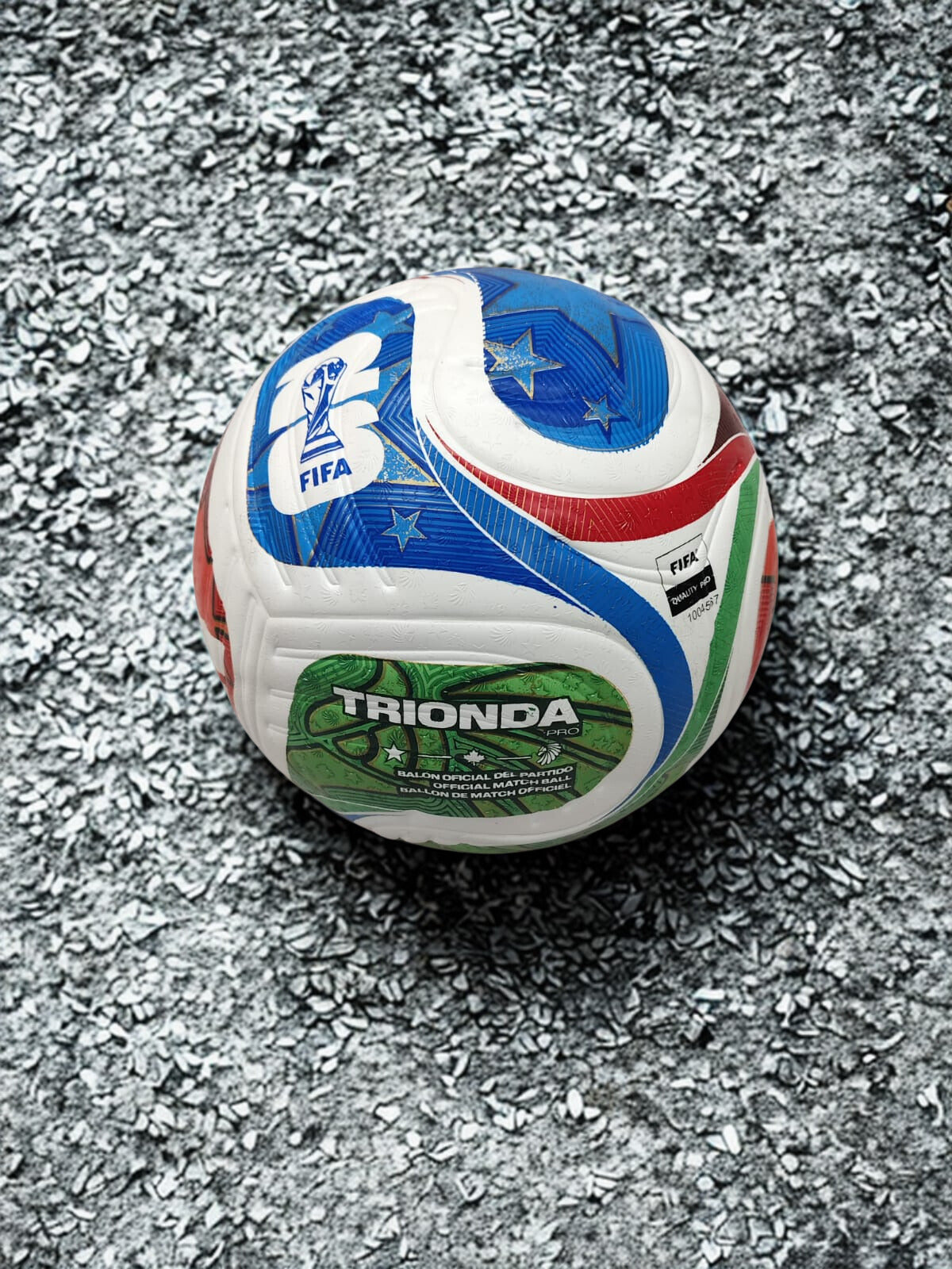 Football Adidas Trionda World Cup match ball 2026
