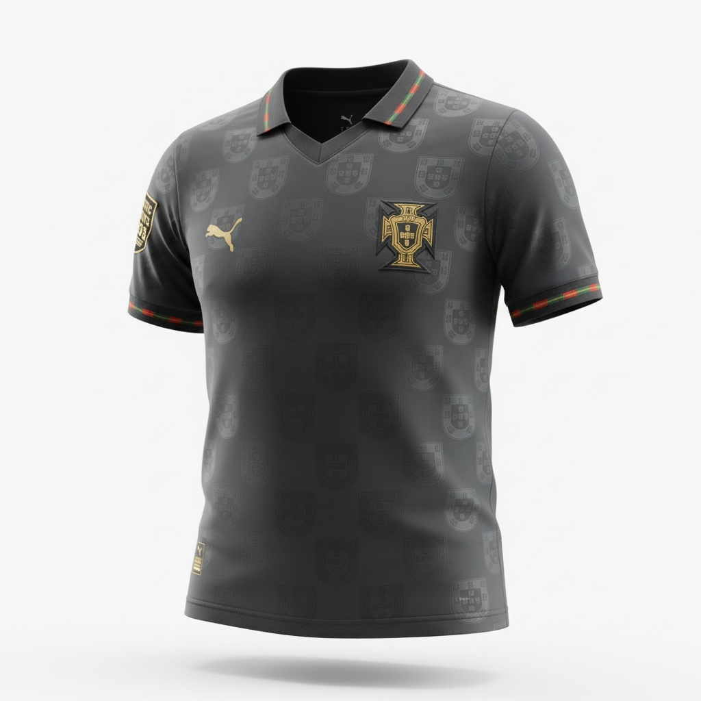 Portugal Away Jersey Black (MASTER Quality)