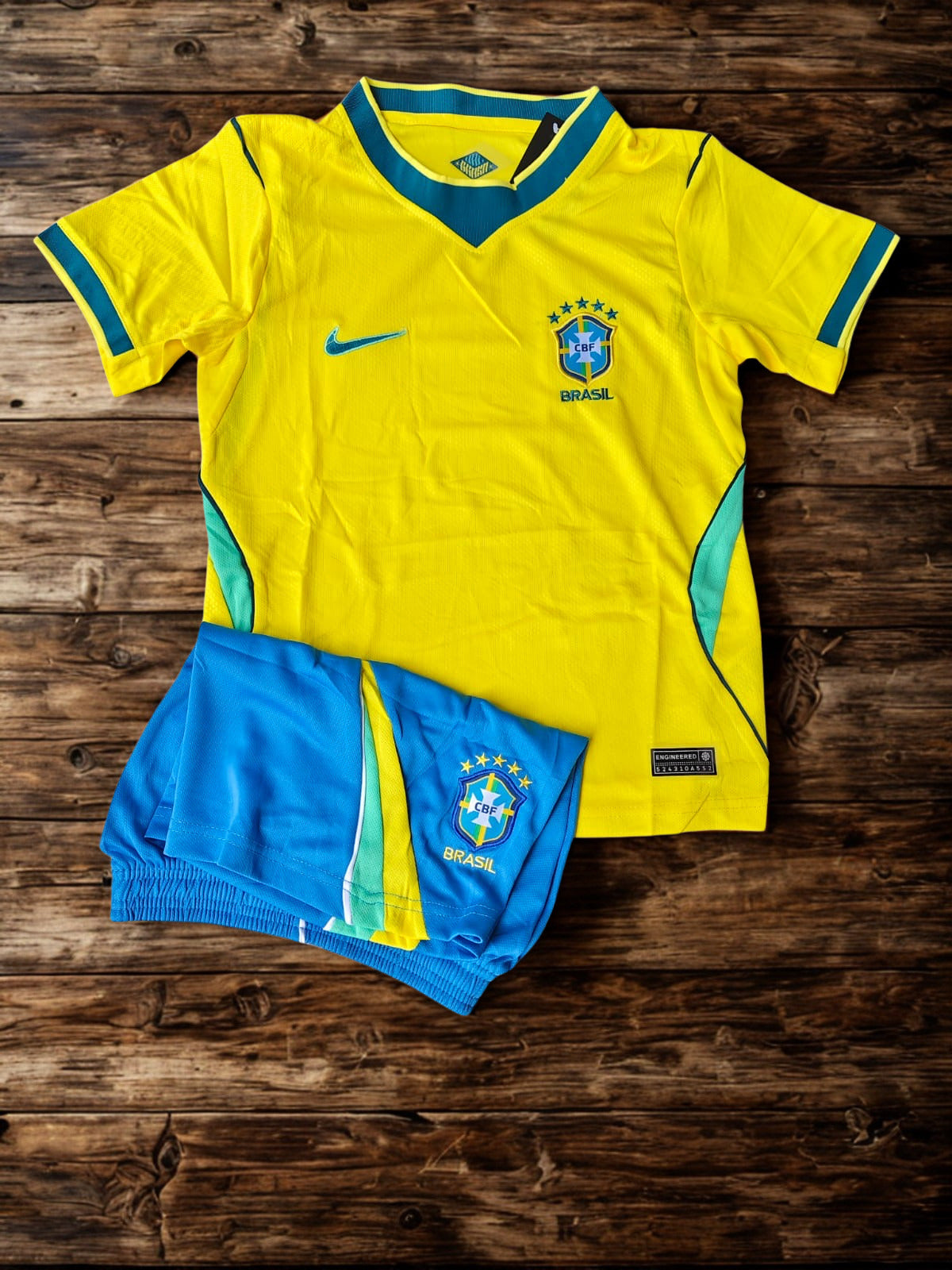 Brazil Home World Cup Kids Set