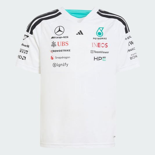 MERCEDES T-Shirt White player version (without collar)