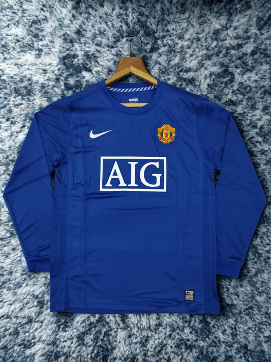 MANCHESTER UNITED Away jersey (Retro) AIG FULL SLEEVES
