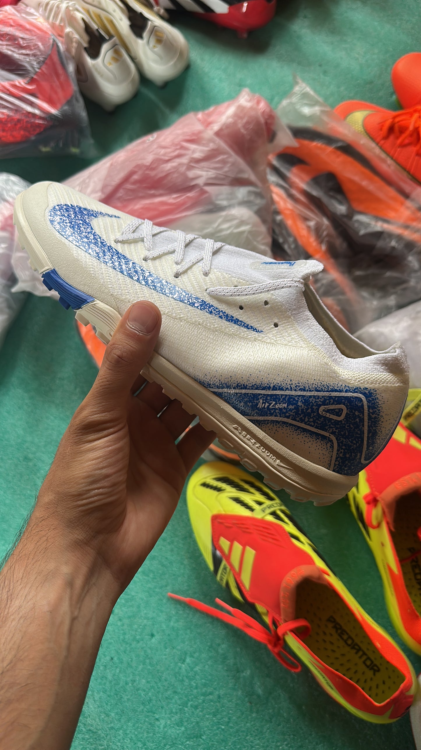 Nike Airzoom White - Turf Shoes