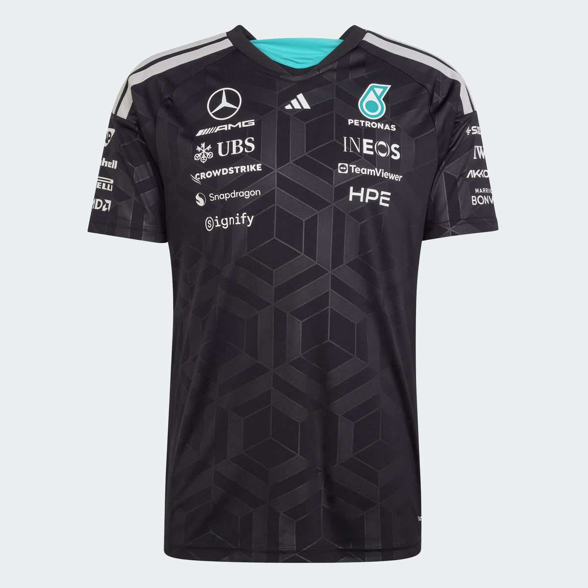 MERCEDES T-Shirt Black player version (without collar)